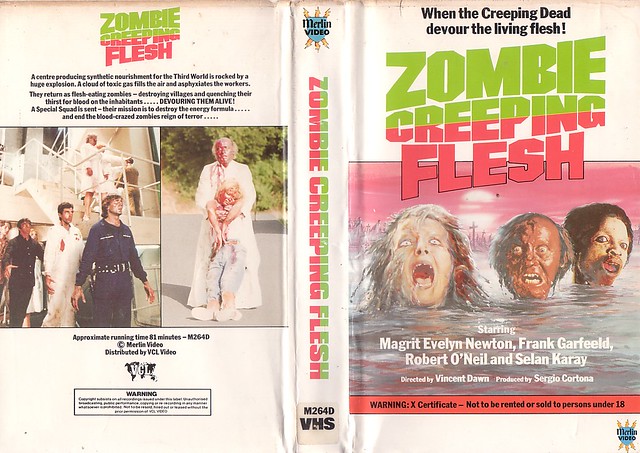 ZOMBIE CREEPING FLESH (VHS Box Art)