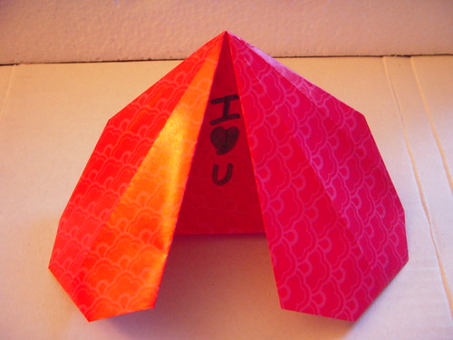 Origami #32: Secret Message Heart
