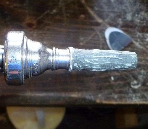 Thickening the Alto Horn (Mellophone) Mouthpiece Shaft