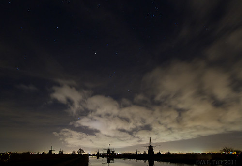 stars, clouds and mills