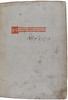 Title-page printed in red of Pius II: Epistolae familiares