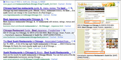 FoodieView Instant Preview doesn't show the Google Map