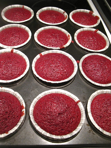 Hummingbird Bakery red velvet cupcakes