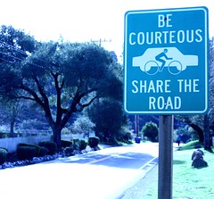 Share the Road sign by Richard Masoner / Cyclelicious, on Flickr