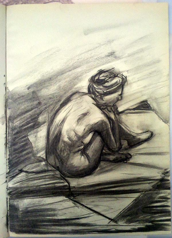Untitled Charcoal Drawing