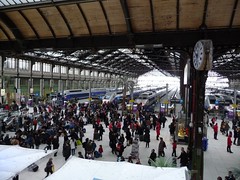 La Gare de Lyon depuis le restaurant du train bleu