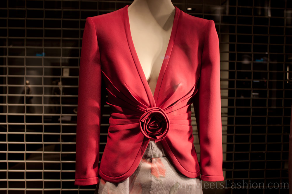 Rose blazer by ARMANI COLLEZIONI  - March 2011