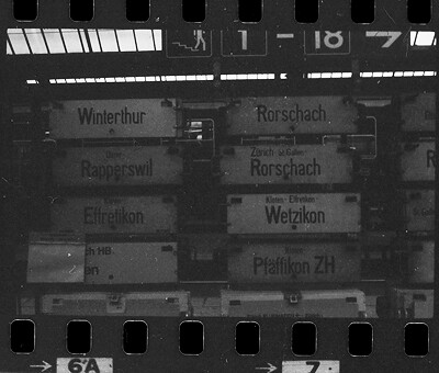 Zürcher Hauptbahnhof 1985 oder 1986
