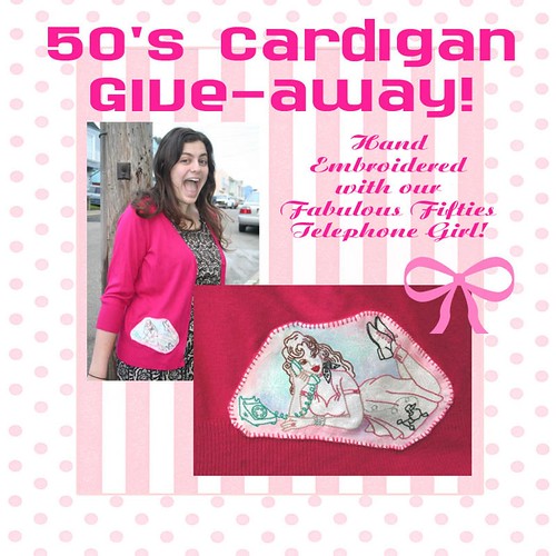 50's Cardigan Giveaway!