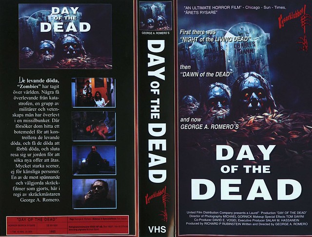 Day Of The Dead (third cover) (VHS Box Art)