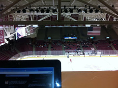 Covering the Women's Beanpot at Boston College in Feb. 2011