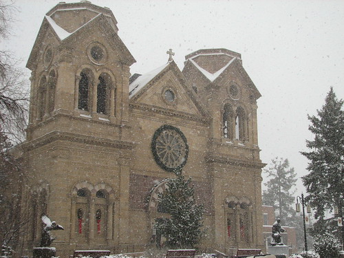 Church in downtown Santa Fe