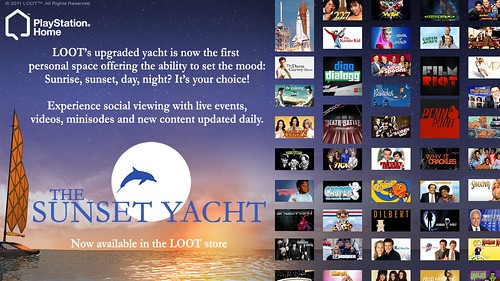 Sunset Yacht: PlayStation Home