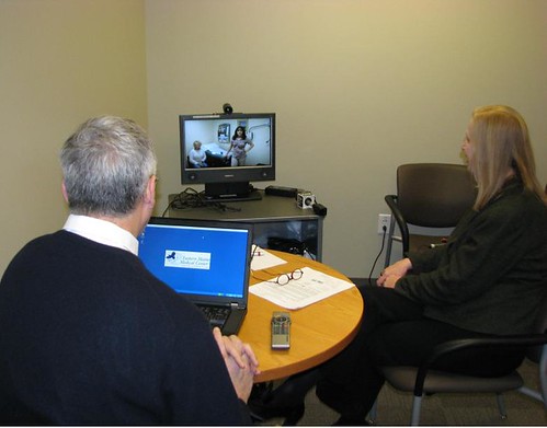 Telemedicine equipment connects oncologists with patients in Maine