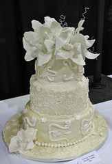 Lace Debutant Cake