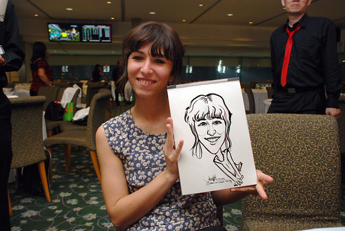 caricature live sketching for Thorn Business Associates Appreciate Night 2011 - 39