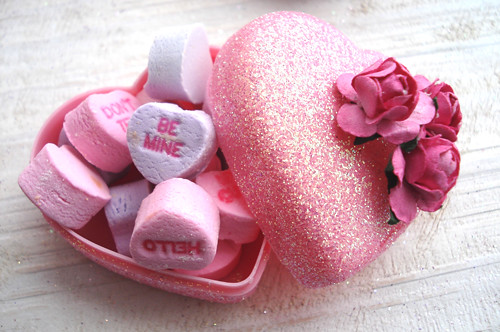 Candy Filled Heart Box
