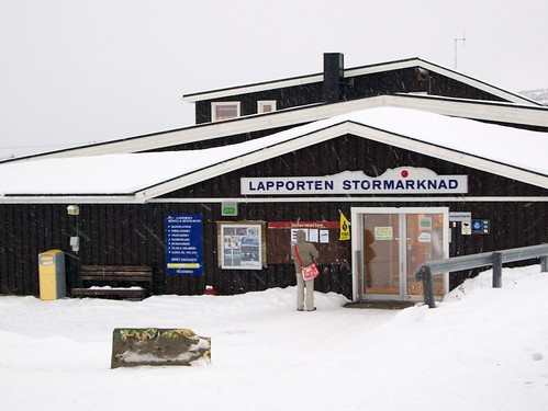 The one and only shop in Abisko