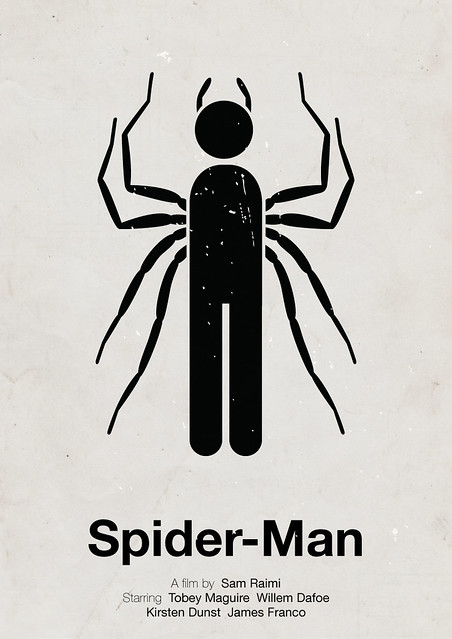 Spider-Man pictogram movie poster