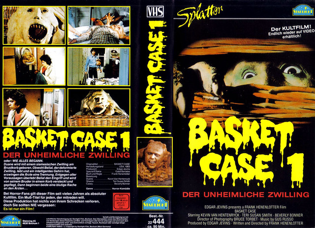 Basketcase (VHS Box Art)