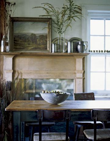earthy dining country living