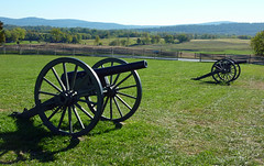 Civil War cannon near the Visitor Center at Antietam National Battlefield