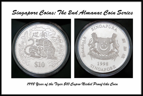1998 Year of the Tiger $10 Proof-like Coin | Flickr - Photo Sharing!