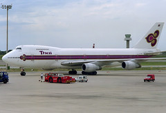 Thai B747-2D7B HS-TGF BCN 29/08/1992