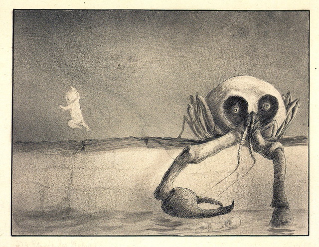 Alfred Kubin - The Moment Of Birth, 1901-02