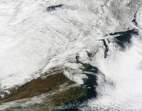 Satellite Image of January 27th Snowstorm