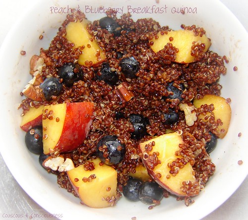 Peach & Blueberry Breakfast Quinoa 2
