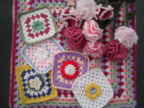 Beautiful Flower Squares Thank you! I love them. Do you Ladies?....>