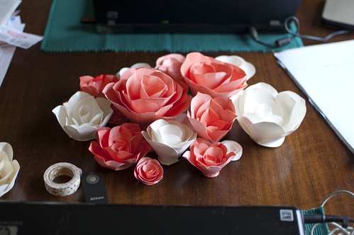 how to make paper flowers wedding. paper flowers wedding