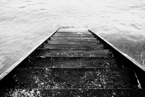 Stairway to water...