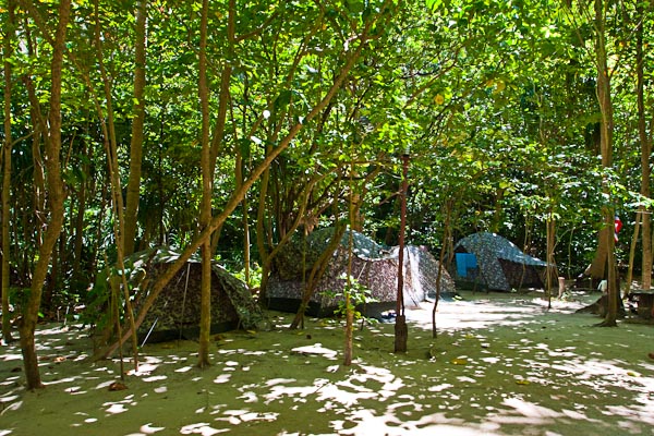 Camping Site at Maya Island