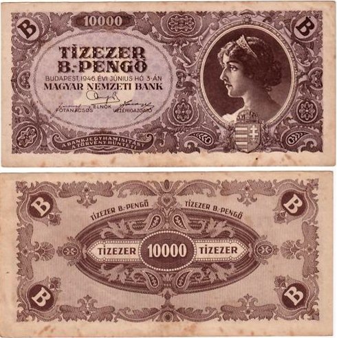 10 000 B.-Pengő Maďarsko 1946, P132