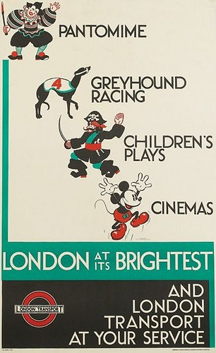 London at its Brightist and London Transport at your service poster