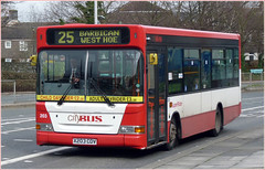 Plymouth Citybus 203 X203CDV 22 February 2011