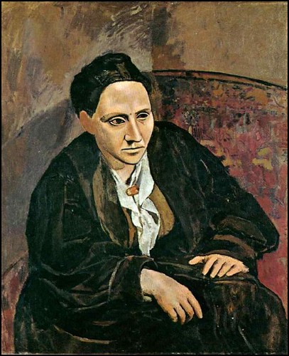 Stein portrait by Pablo Picasso, via thenervousbreakdown.com