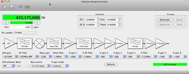 Funcube Dongle Controller on Mac OS X