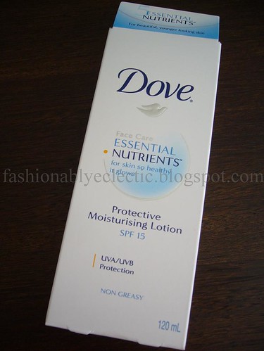 Dove moisturising lotion