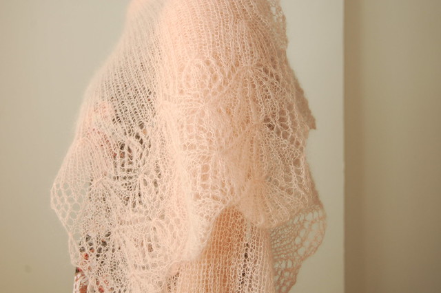 parasol stole - laceweight