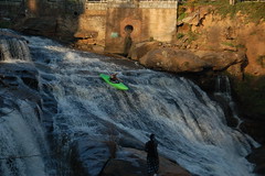 Kayakers at Reedy Falls