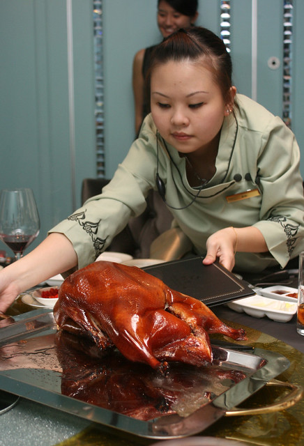A sight to behold...Beijing style roast duck!