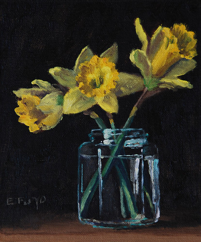 20110324 daffodils in a jar 6x5
