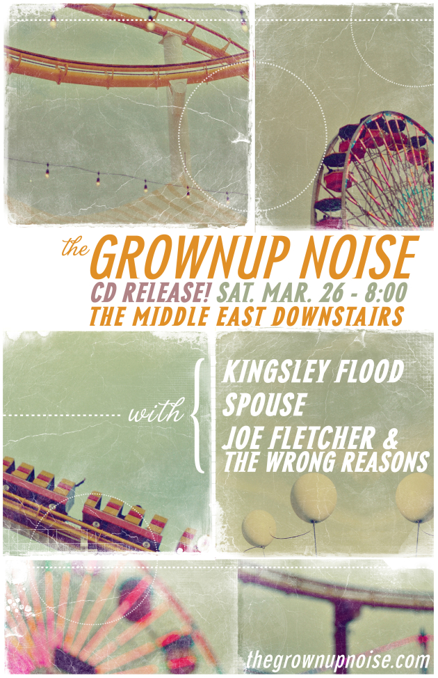 The Grownup Noise Record Release Show March 26