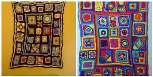 granny square sampler afghans made by others!