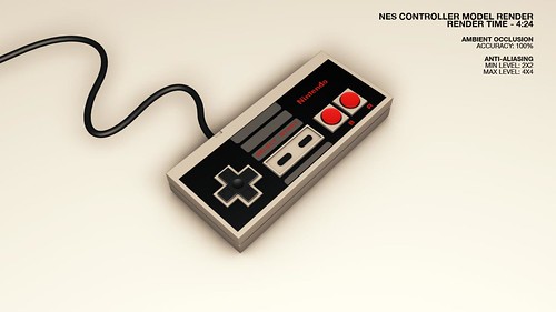 NES Controller Render 01