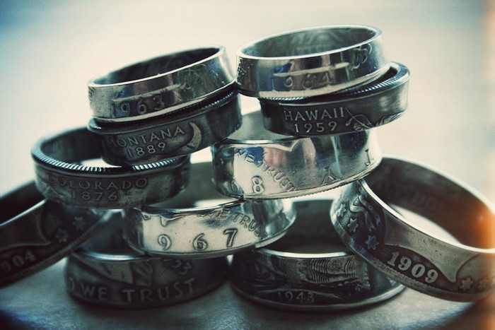Old coins made to rings by Custom Coin Rings.jpg_effected