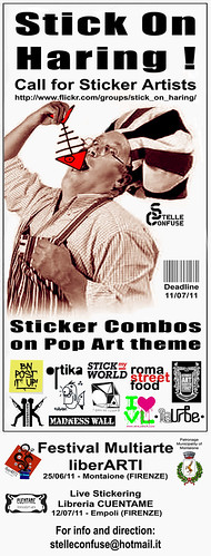 Stick On Haring! 2011 - Call for Sticker Artists by Stelleconfuse